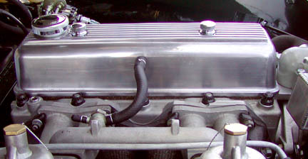 Right side of aluminum Triumph aluminum head